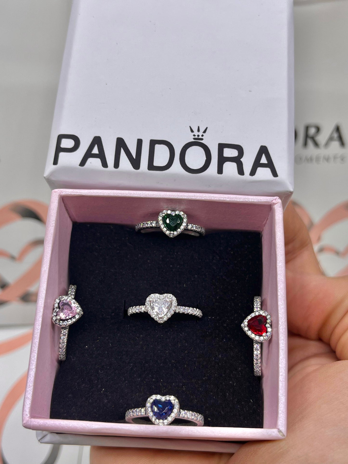 Original Pandora Heart Ring -Italian Silver 925