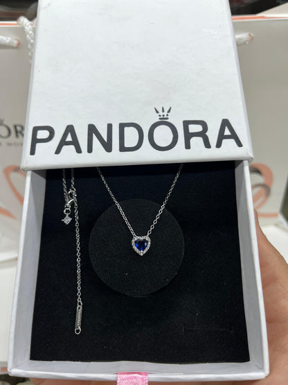 Original Pandora Heart Necklace -Italian Silver 925