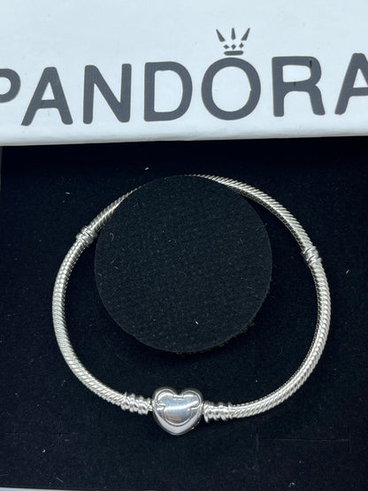 Original Pandora sparkling Mickey Round Snake Chain Bracelet