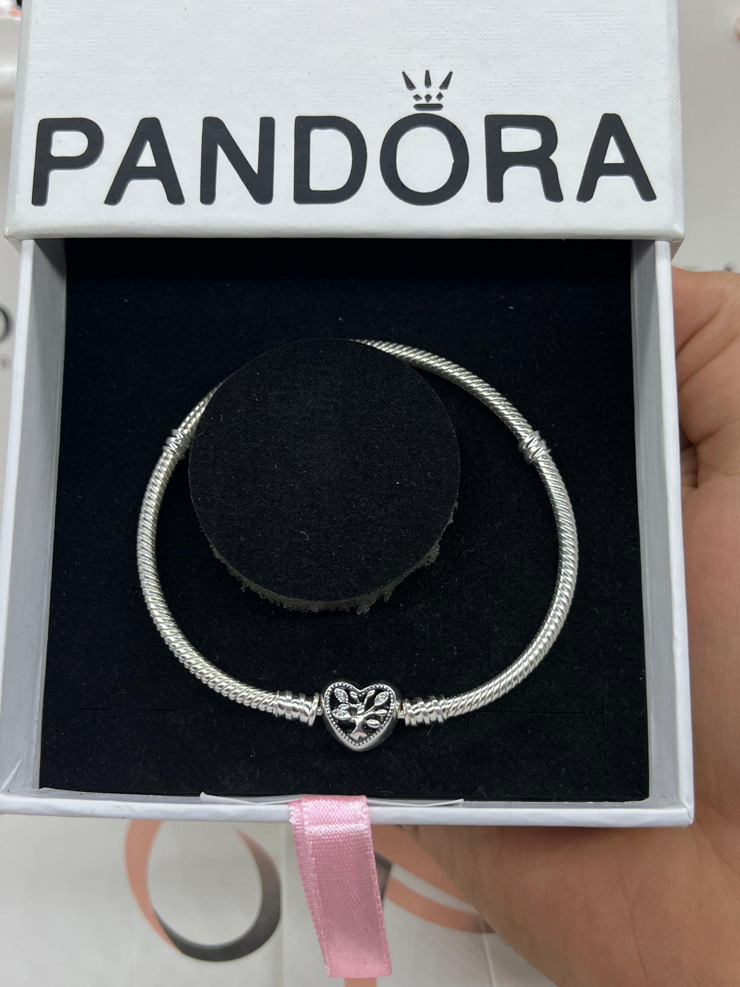 Pandora Moments Family Tree Heart Bracelet