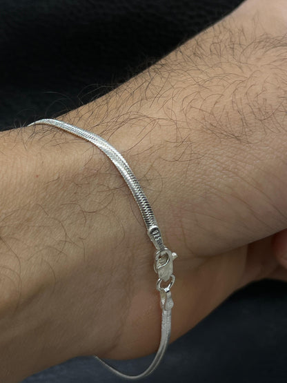 Snake Bracelet for Men's Sterling Silver 925s