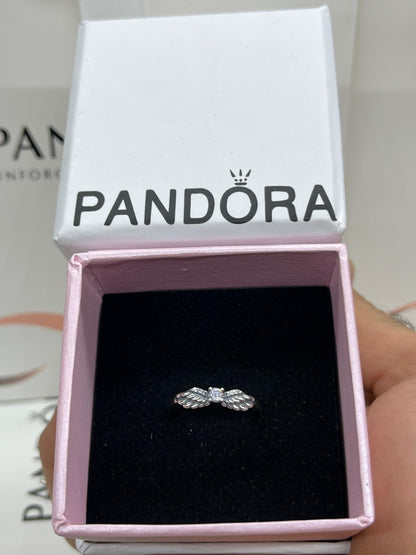 Pandora Sparkling Angel Wings Ring