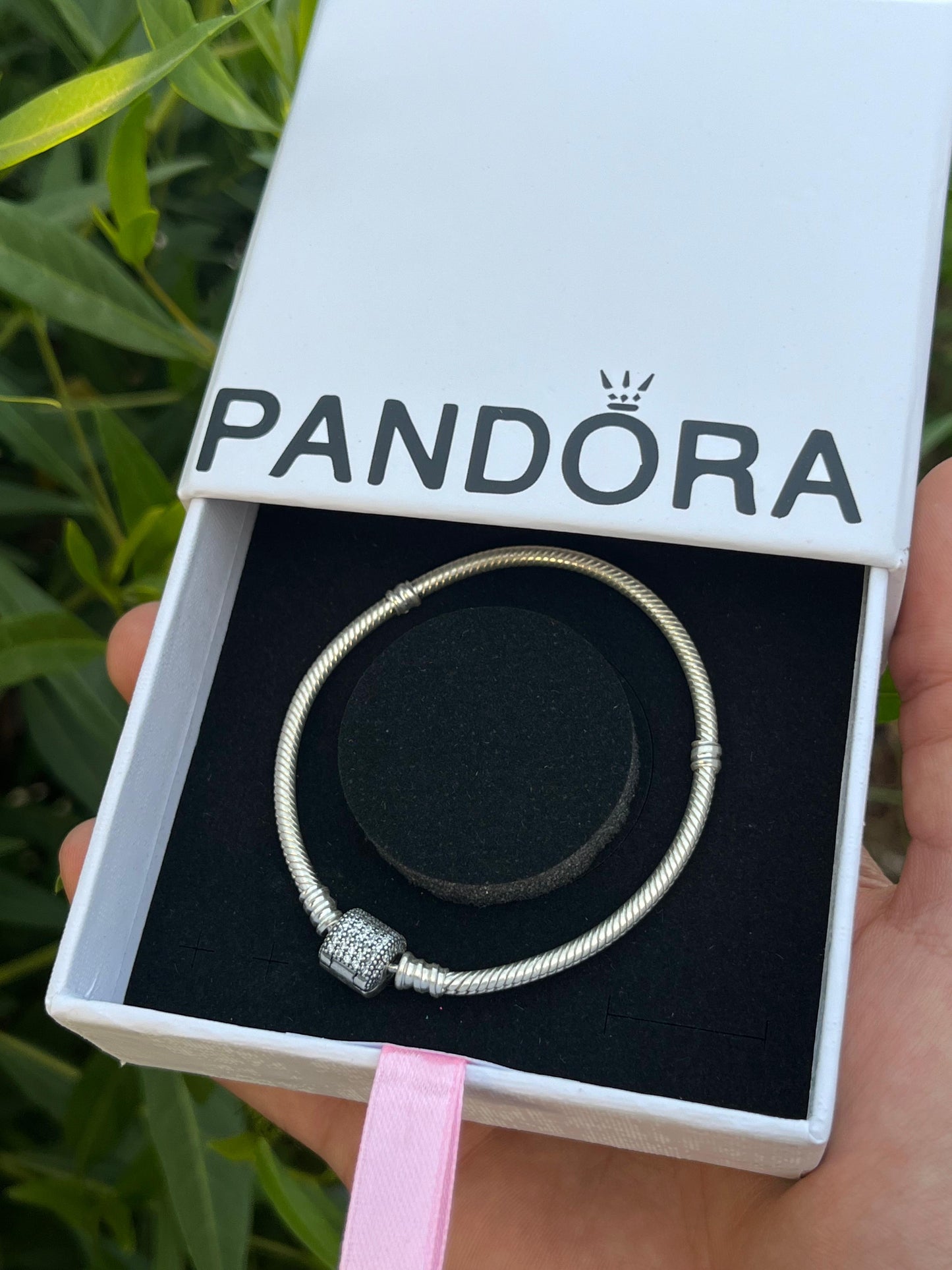 Original Pandora sparkling Snake Chain Bracelet