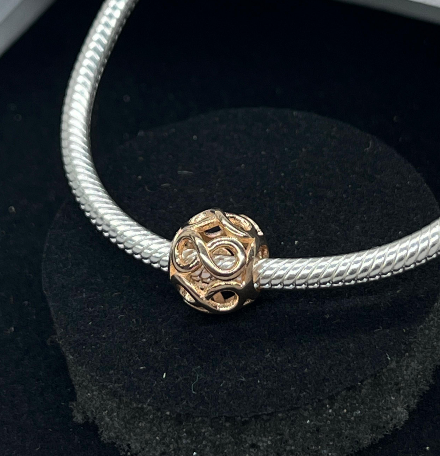 Sterling Silver925-Gold plated Pandora Charm✨