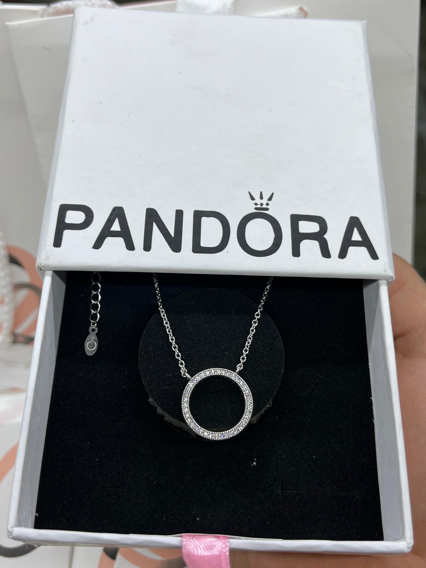 Pandora Circle of Sparkle Necklace