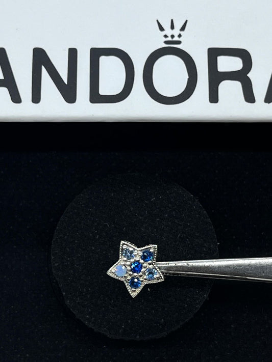 Blue sparkling Star pandora charm ⭐️🫧