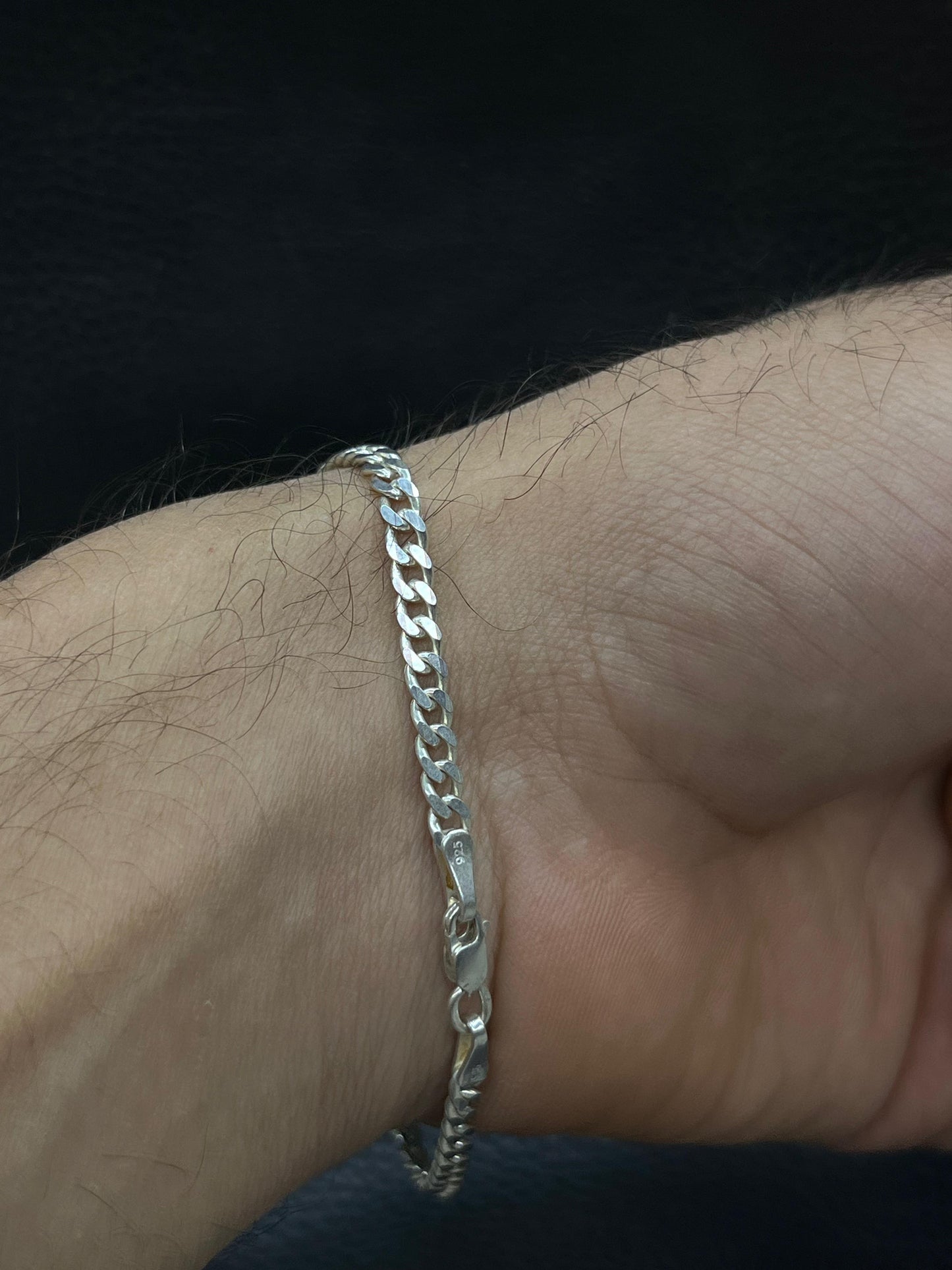 Grommet Vermeil-S925 Sterling Silver Bracelet for men