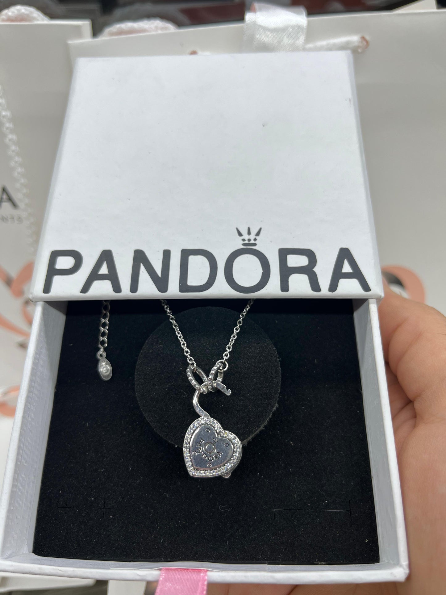 Pandora Lock Your Promise Necklace