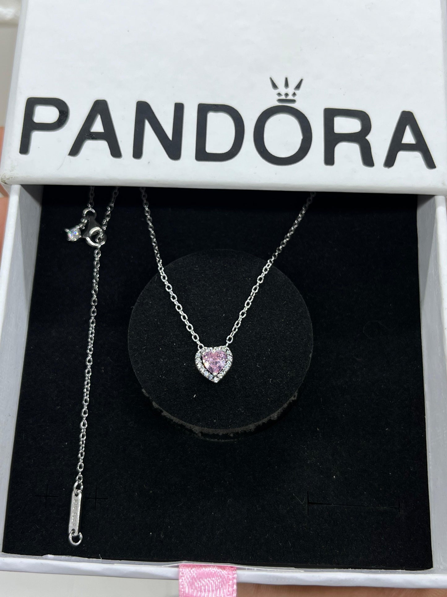 Original Pandora Heart Necklace -Italian Silver 925