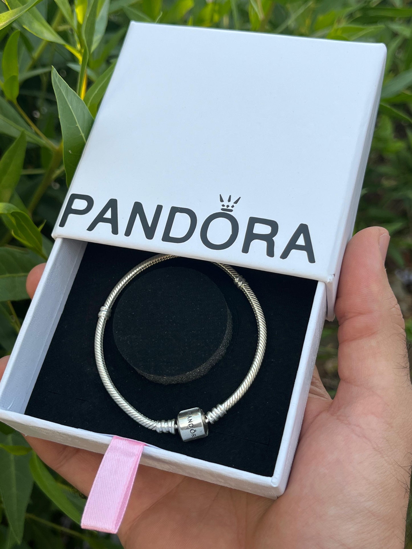 Original Pandora sparkling Snake Chain Bracelet