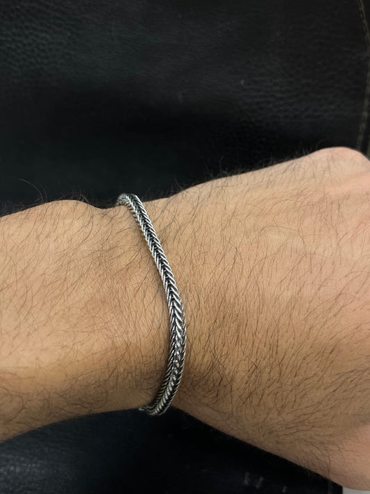 Thai Retro-S925 Sterling Silver Bracelet for men