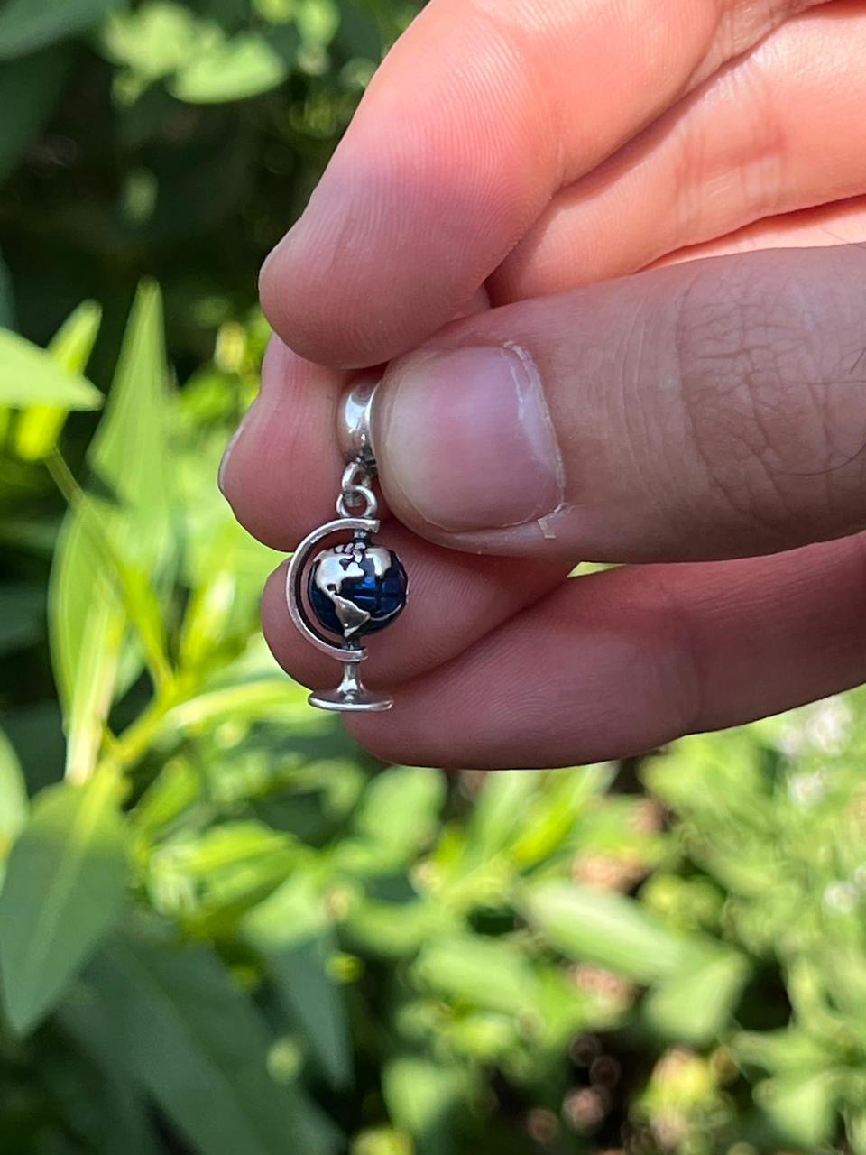 Earth pandora charm🌎 in Sterling Silver-925