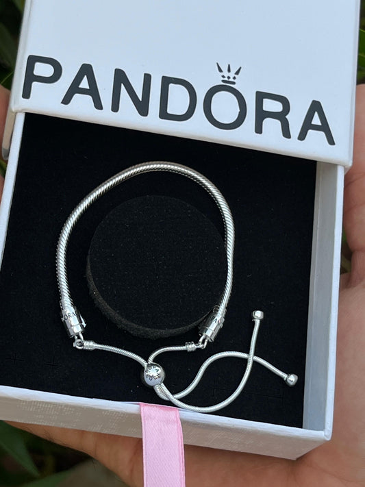 Original Pandora Moments Snake Chain Slider Bracelet