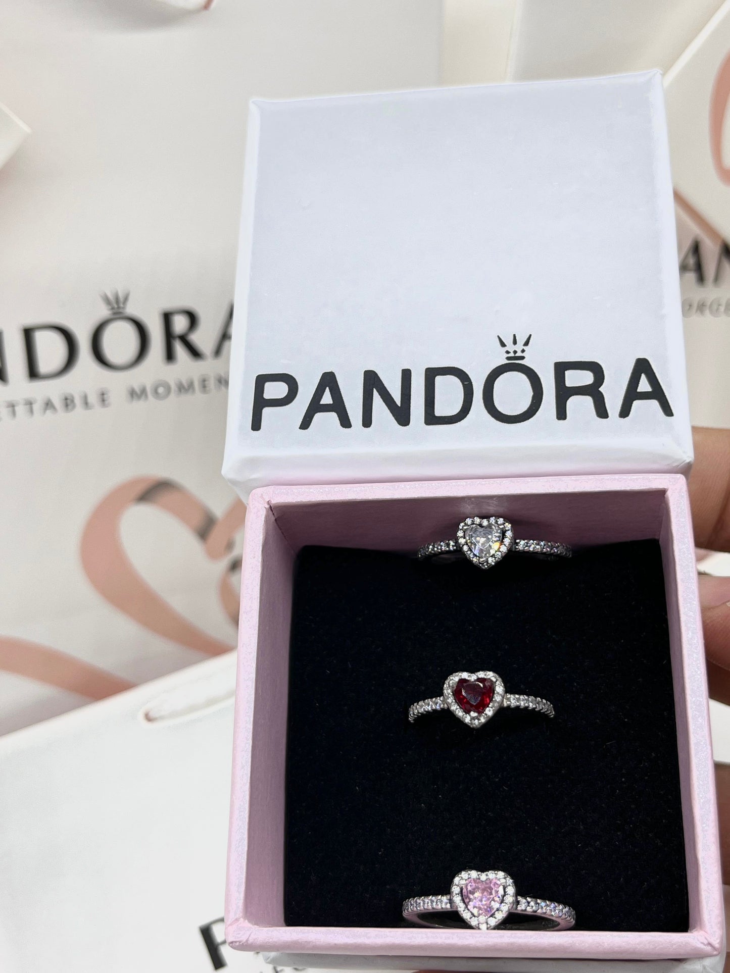 Original Pandora Heart Ring -Italian Silver 925