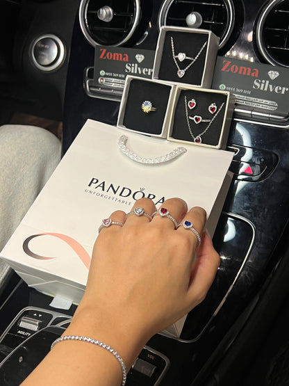 Original Pandora Heart Ring -Italian Silver 925