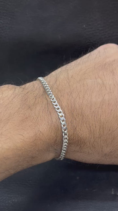 Grommet Vermeil-S925 Sterling Silver Bracelet for men