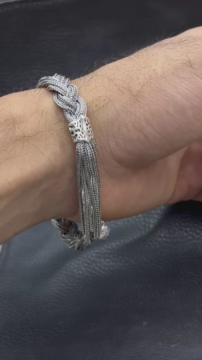 EMANUELE -S925 Sterling Silver Bracelet for men