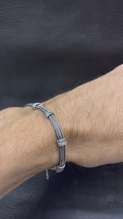 Gavrial-S925 Sterling Silver Bracelet for men